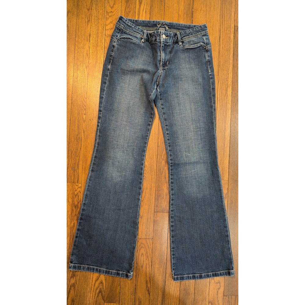 Old Navy The Diva Dark Wash Low Rise Stretch Bootcut Jeans Blue Womens Size 4